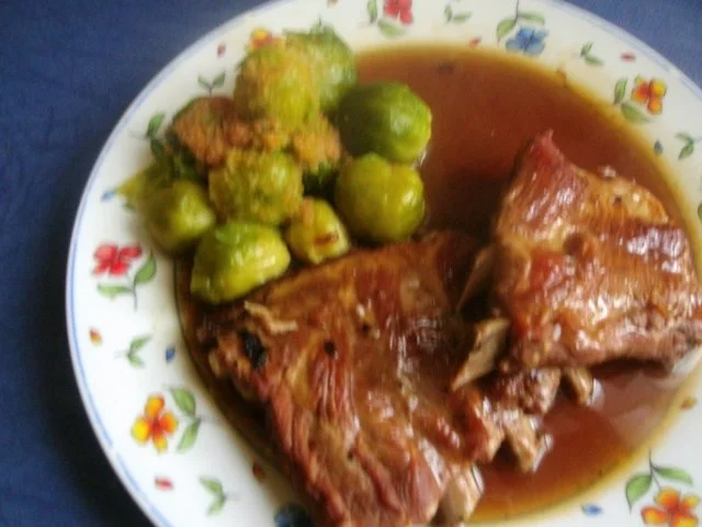 knusprige fleischige Rippchen  mit Rosenkohl in Semmelbrösel - Rezept - Bild Nr. 17