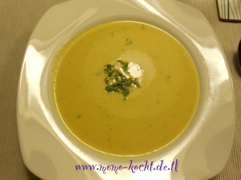 Zucchini-Karotten-Cremesuppe - Rezept mit Bild - kochbar.de