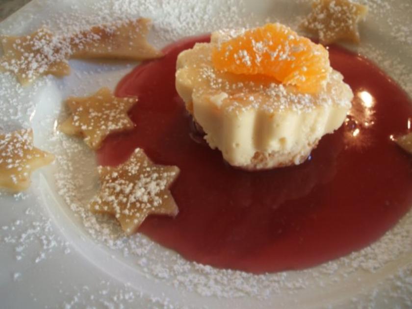 Dessert: Marzipan Pannacotta an Glühwein Jus - einfach - von lunapiena