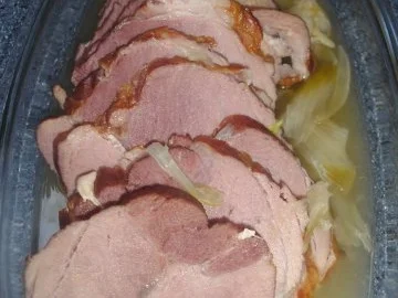 Schäufele im Bratschlauch - Rezept