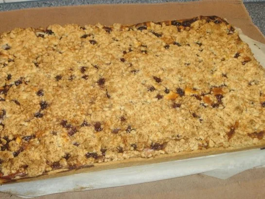 Kirsch-Käsekuchen mit Kokosstreuseln - Rezept