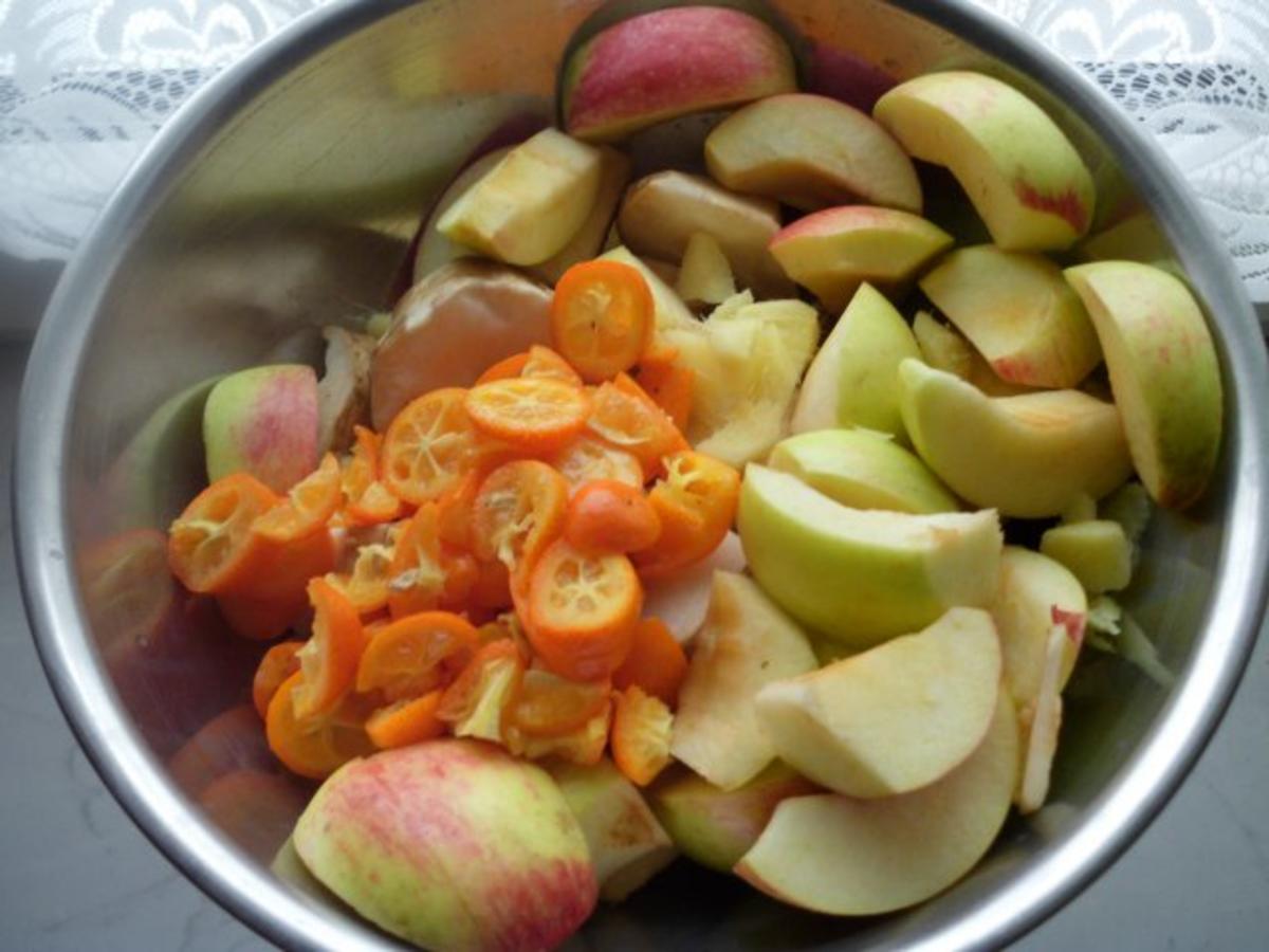 Topinambur-Apfel-Kumquat Marmelade - Rezept - Bild Nr. 3