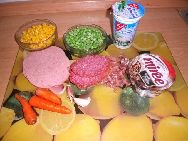 Rezept: Fusilli in 3.Pfefferfrischkäsesauce .....überbacken Bild Nr. 2 Fusilli in 3.Pfefferfrischkäsesauce .....überbacken - Rezept - Bild Nr. 2