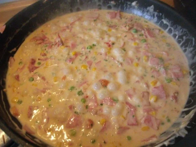 Rezept: Fusilli in 3.Pfefferfrischkäsesauce .....überbacken Bild Nr. 7 Fusilli in 3.Pfefferfrischkäsesauce .....überbacken - Rezept - Bild Nr. 7