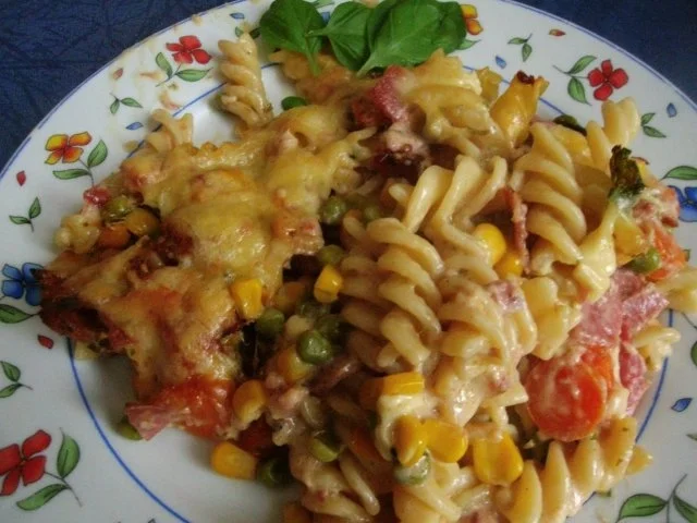 Rezept: Fusilli in 3.Pfefferfrischkäsesauce .....überbacken Bild Nr. 12 Fusilli in 3.Pfefferfrischkäsesauce .....überbacken - Rezept - Bild Nr. 12