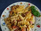 Fusilli in 3.Pfefferfrischkäsesauce .....überbacken - Rezept