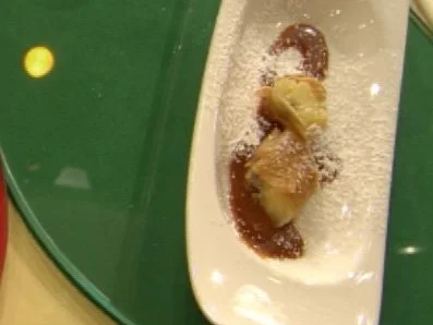 Mini-Strudel von der Banane mit Karamell-Sauce (Teamgang) - Rezept