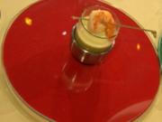 Cappuccino von Curry und Zitronengras mit Garnelenspieß (Reiner Calmund) (Vorspeise) - Rezept