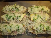 Pizza-Baguette - Rezept