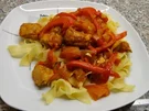 Red Hot Chili Poulet mit Nudeln - Rezept