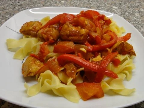 Red Hot Chili Poulet mit Nudeln - Rezept - Bild Nr. 9
