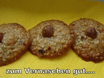 Haselnuss Plätzchen - Rezept