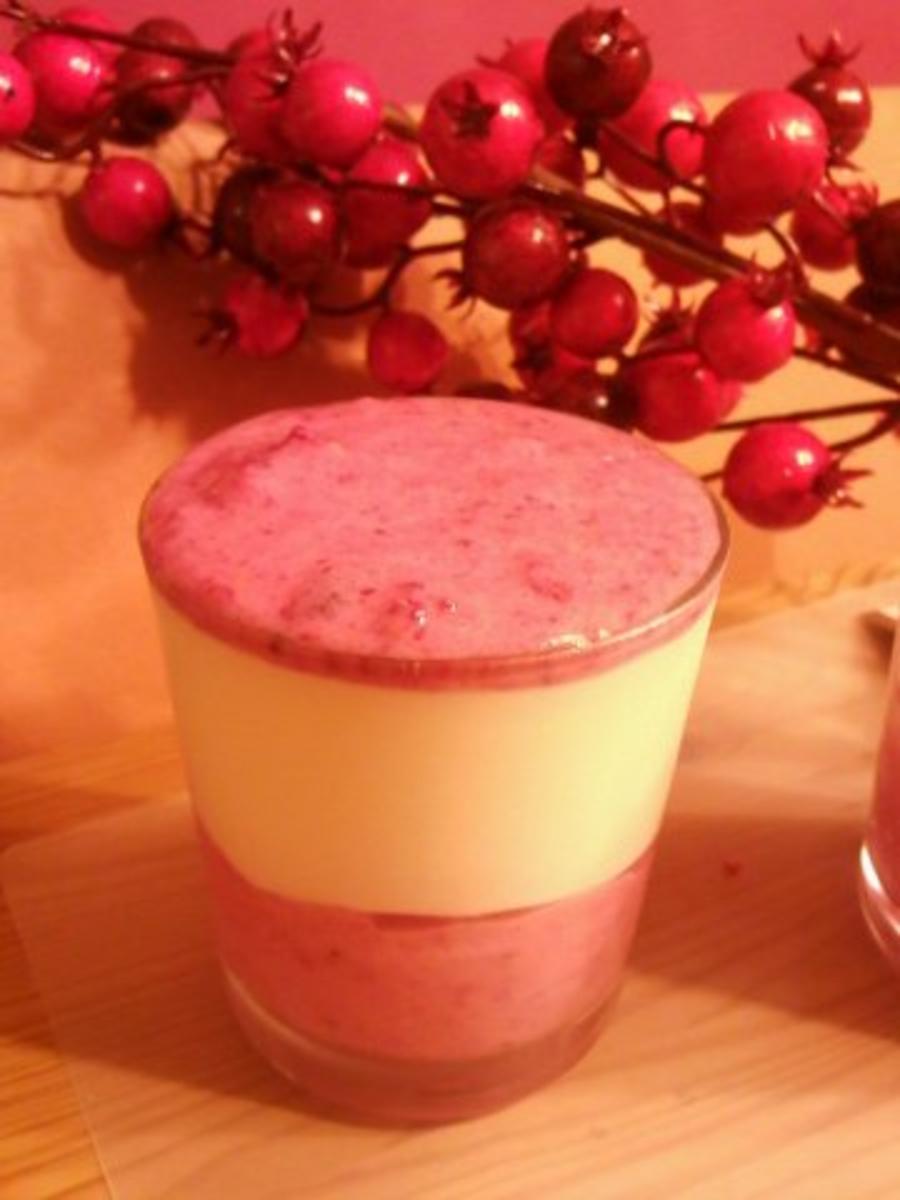 Himbeer-Jogurt-Creme mit Fruchtspiegel - Rezept - kochbar.de