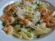 Linguine mit scharfen Garnelen - Rezept