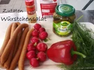 Würstchen- Salat - Rezept