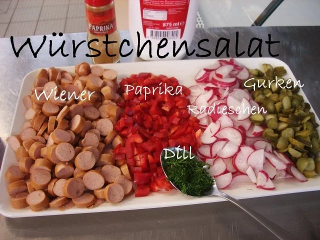 Rezept: Würstchen- Salat Bild Nr. 2 Würstchen- Salat - Rezept - Bild Nr. 2