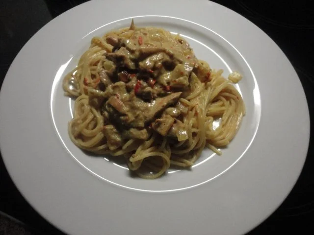 Rezept: indische Thunfisch Nudel Pfanne Bild Nr. 9 indische Thunfisch Nudel Pfanne - Rezept - Bild Nr. 9