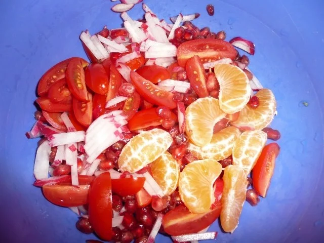 Unfall-Salat, Feldsalat-exotisch ! - Rezept - Bild Nr. 2