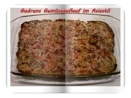 Vegetarisch: Gemüseauflauf im Asiastil - Rezept - Bild Nr. 12