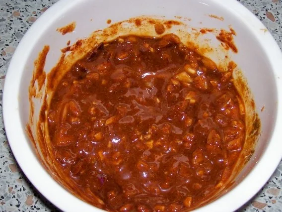 Mariniertes Hähnchenbrustfilet unter einer Feta-Birnen-Haube - Rezept - Bild Nr. 2