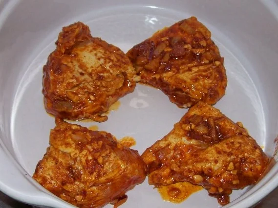 Mariniertes Hähnchenbrustfilet unter einer Feta-Birnen-Haube - Rezept - Bild Nr. 10