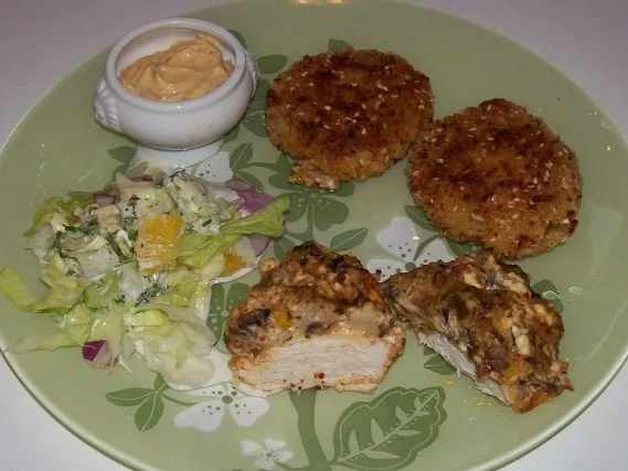 Mariniertes Hähnchenbrustfilet unter einer Feta-Birnen-Haube - Rezept - Bild Nr. 13