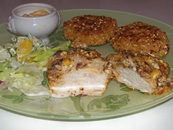 Mariniertes Hähnchenbrustfilet unter einer Feta-Birnen-Haube - Rezept - Bild Nr. 14