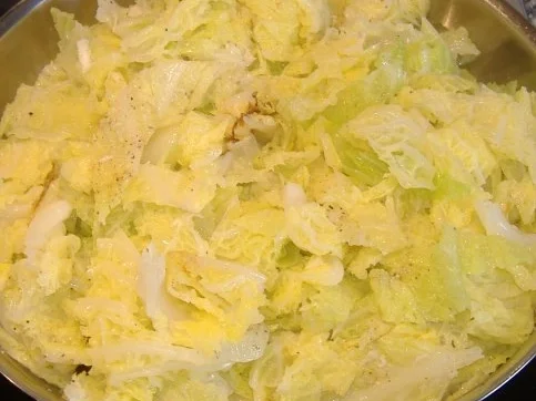 Auflauf von Wirsing,Kartoffeln und Walnüssen - Rezept - Bild Nr. 4