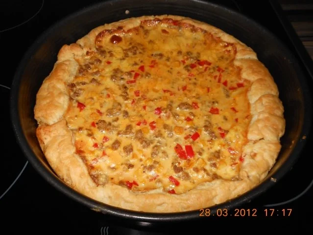 Hackfleischtorte mit Schmand - Rezept - Bild Nr. 2