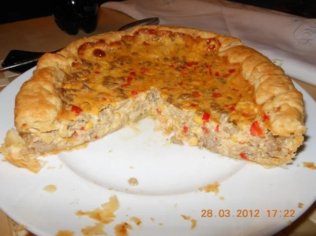 Hackfleischtorte mit Schmand - Rezept - Bild Nr. 3