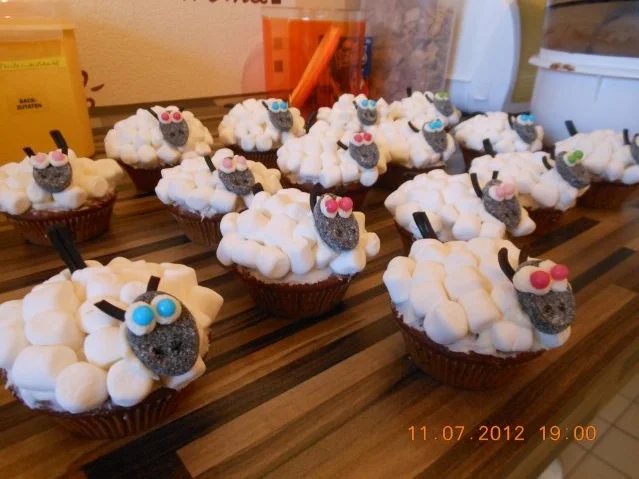 Schaf Cupcake - Rezept - Bild Nr. 4