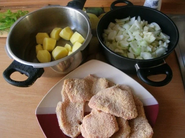 Minutensteaks nach Wiener Art mit Fenchelrahmgemüse - Rezept - Bild Nr. 5