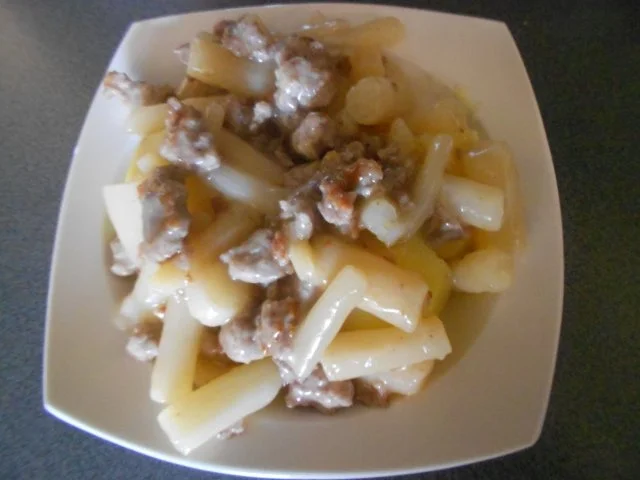 Schwarzwurzeln mit Hackfleisch und Kartoffeln - Rezept