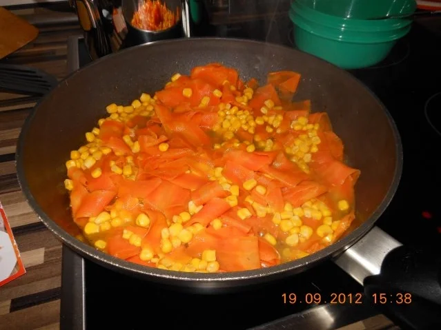 Möhren Mais Gemüse zu Miniknödel - Rezept - Bild Nr. 2