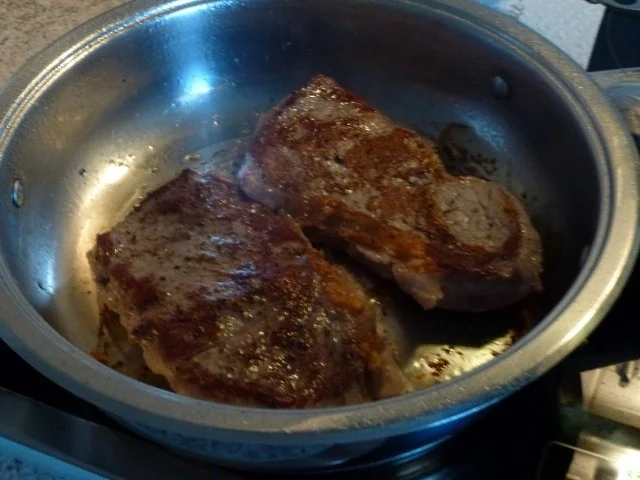 Rumpsteak Rückwärts gebraten mit Ruccolasalat, Juhu mein 200 Rezept - Rezept - Bild Nr. 3