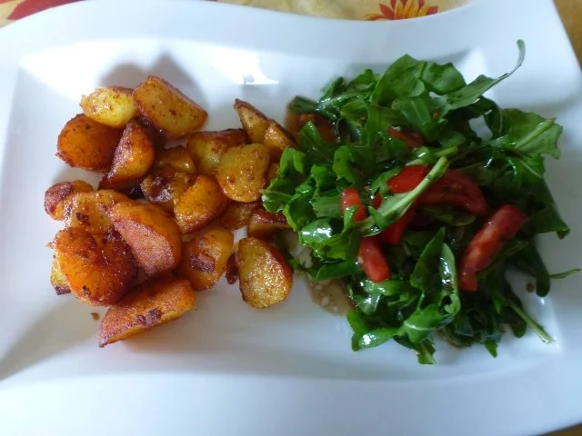 Rumpsteak Rückwärts gebraten mit Ruccolasalat, Juhu mein 200 Rezept - Rezept - Bild Nr. 4