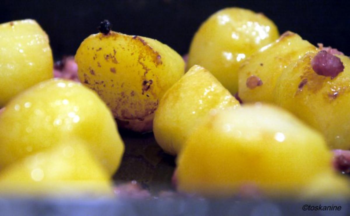 Hähnchen, Birnen, Kartoffeln und Speck - Rezept - Bild Nr. 5