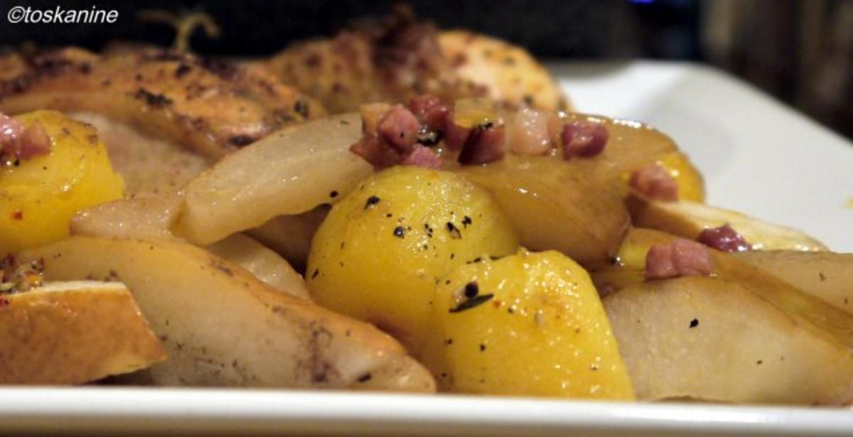 Hähnchen, Birnen, Kartoffeln und Speck - Rezept - Bild Nr. 14