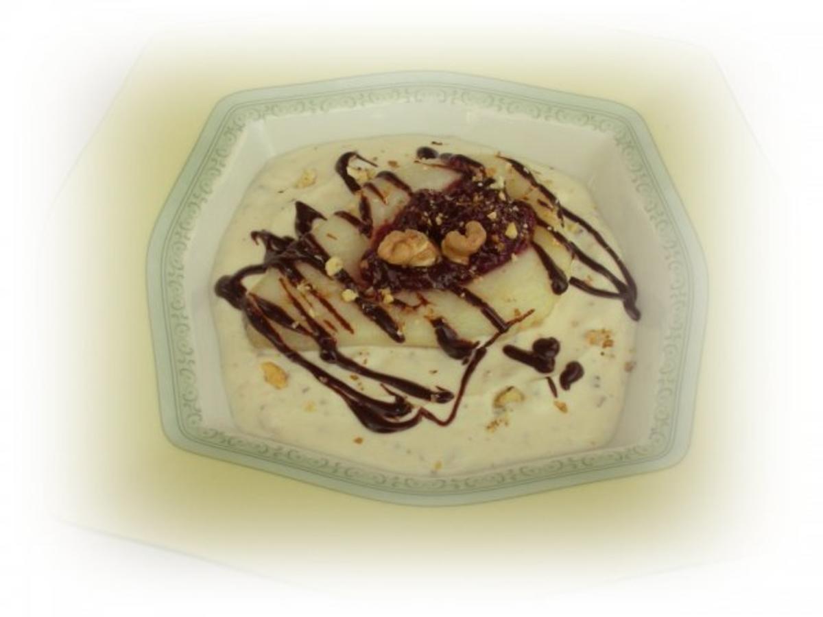 Dessert: Pochierte Birnen auf Mascarpone - Joghurtcreme - Rezept - Bild Nr. 11