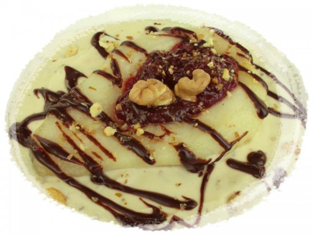 Dessert: Pochierte Birnen auf Mascarpone - Joghurtcreme - Rezept - Bild Nr. 12