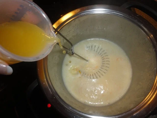 Orangen Panna Cotta an Campari-Reduktion - Rezept - Bild Nr. 5