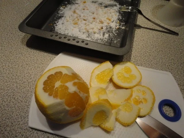 Orangen Panna Cotta an Campari-Reduktion - Rezept - Bild Nr. 9