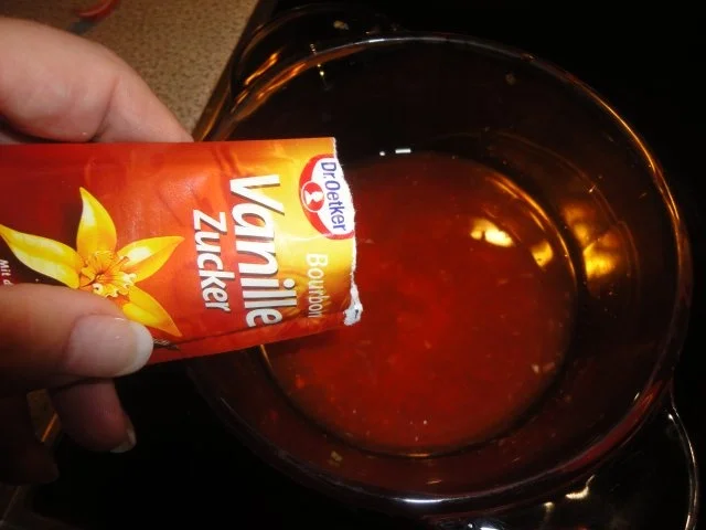 Orangen Panna Cotta an Campari-Reduktion - Rezept - Bild Nr. 12