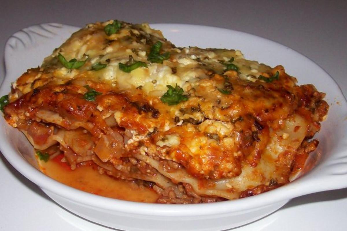 Lasagne auf griechische Art - Rezept mit Bild - kochbar.de