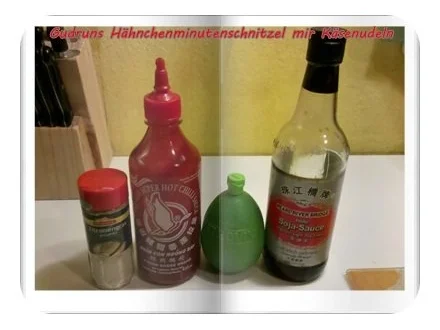 Geflügel: Hähnchenminutenschnitzel mit Käsenudeln - Rezept - Bild Nr. 3