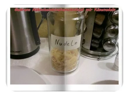 Geflügel: Hähnchenminutenschnitzel mit Käsenudeln - Rezept - Bild Nr. 5