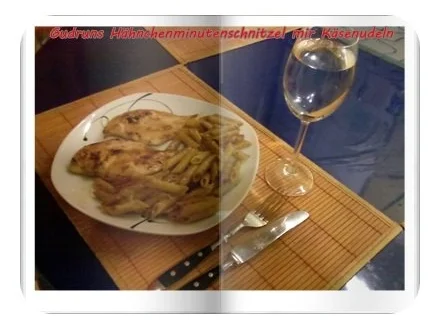 Geflügel: Hähnchenminutenschnitzel mit Käsenudeln - Rezept - Bild Nr. 13