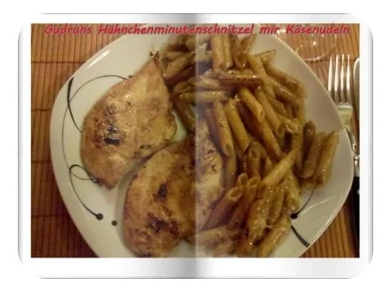 Geflügel: Hähnchenminutenschnitzel mit Käsenudeln - Rezept - Bild Nr. 15