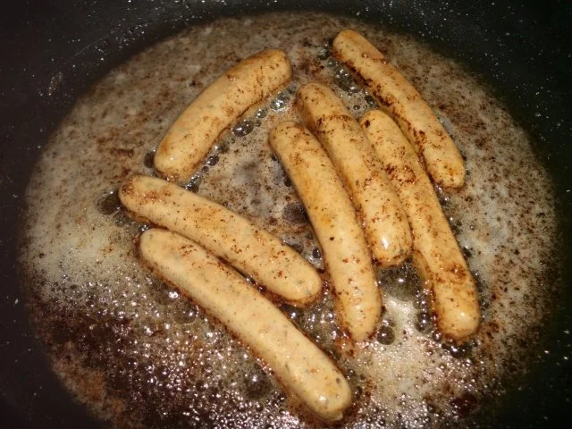 Rezept: Geflügelbratwurst versteckt Bild Nr. 2 Geflügelbratwurst versteckt - Rezept - Bild Nr. 2