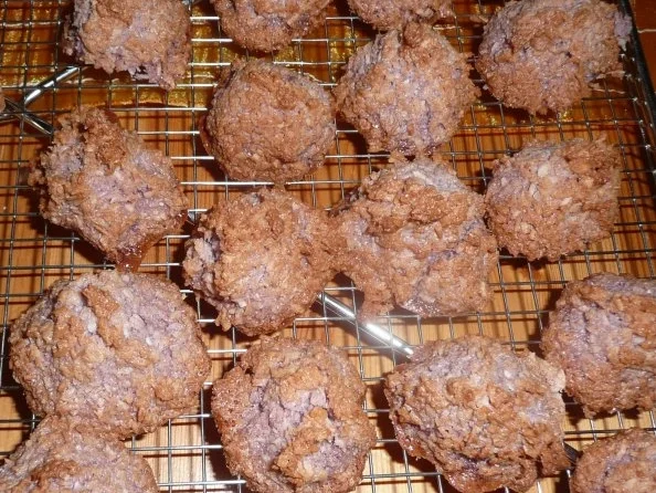 Weihnachtsgebäck : kokos -Berge - Rezept